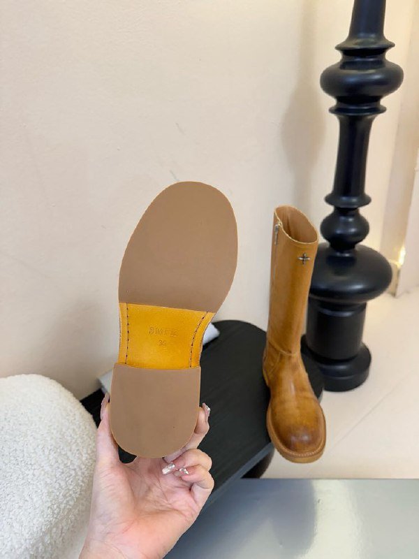 Сапоги кожаные женские фото 5