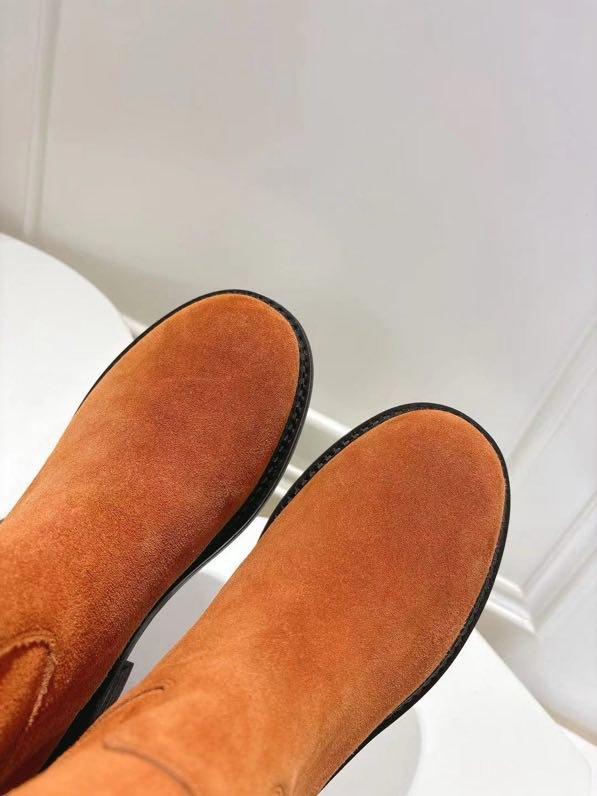 Boots leather women's фото 5