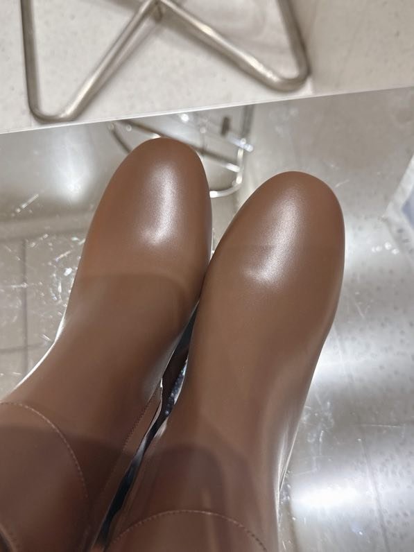 Сапоги кожаные женские фото 5