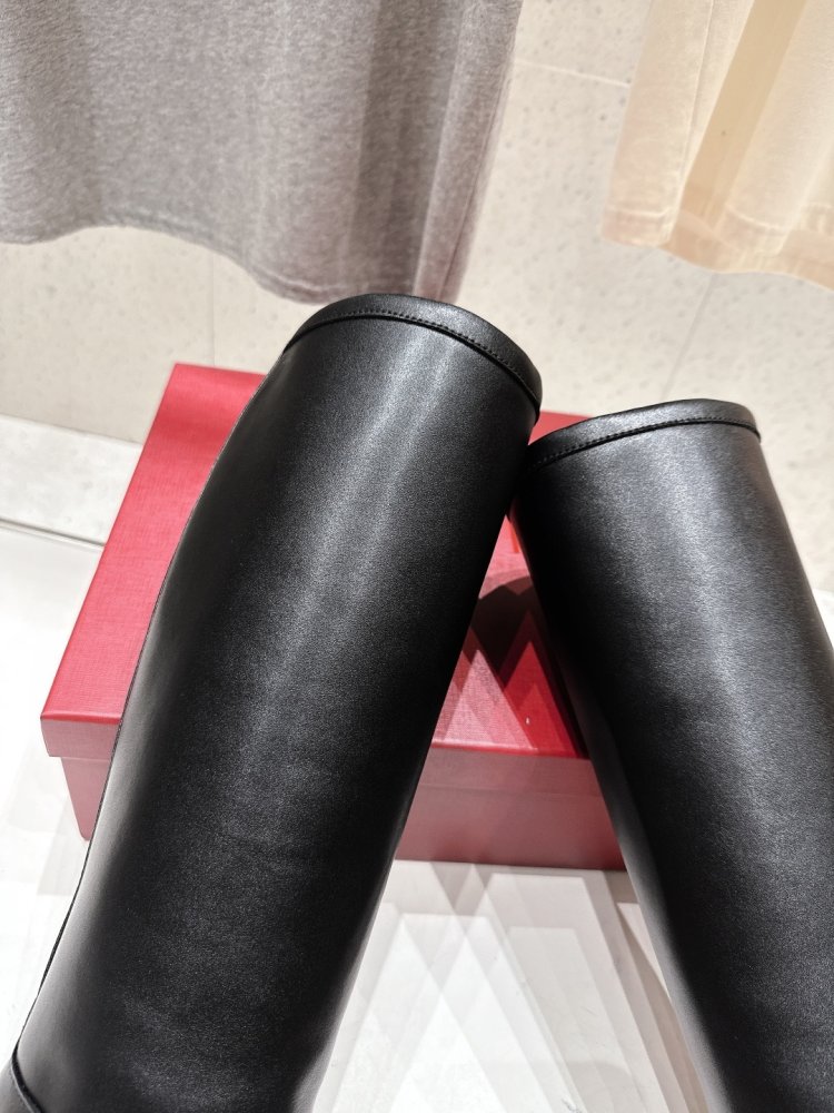 Сапоги кожаные женские фото 6