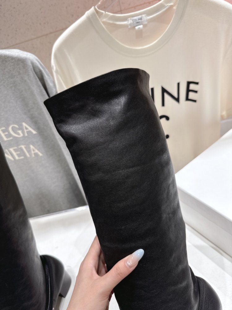 Сапоги кожаные женские фото 6