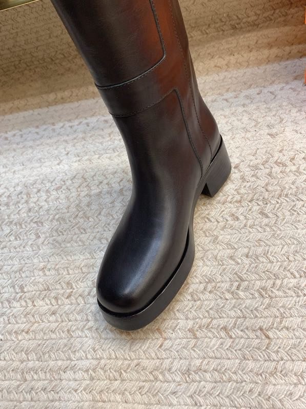 Сапоги кожаные женские фото 6