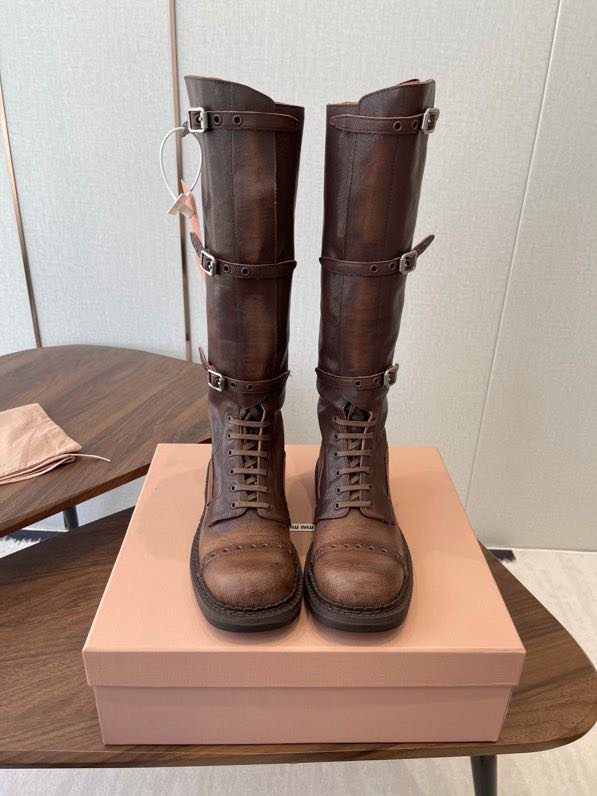 Сапоги кожаные женские фото 6