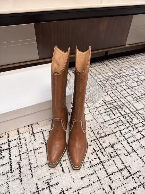 Чоботи шкіряні жіночі фото 7