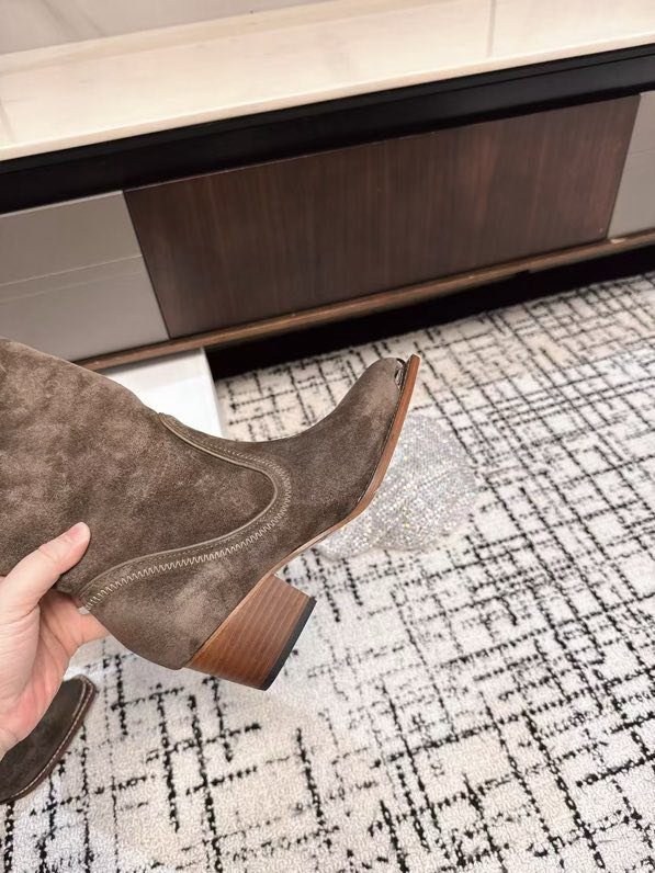 Сапоги кожаные женские фото 7