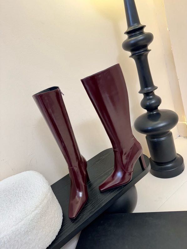 Boots leather women's фото 7