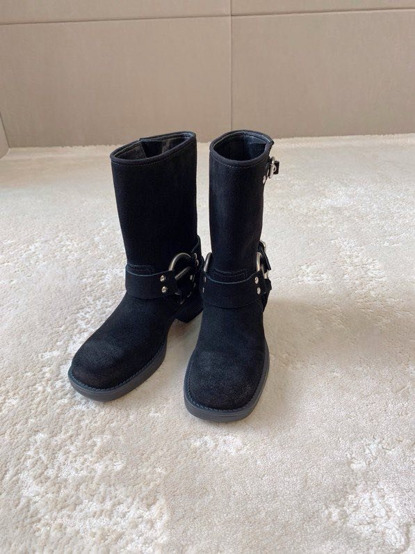 Boots leather women's фото 7