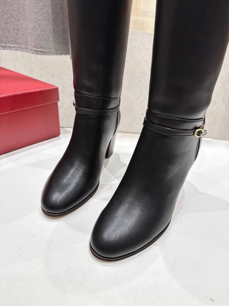 Сапоги кожаные женские фото 7