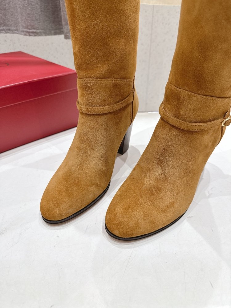 Сапоги кожаные женские фото 7