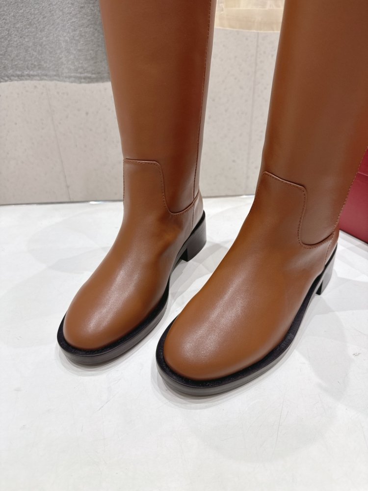 Boots leather women's фото 7