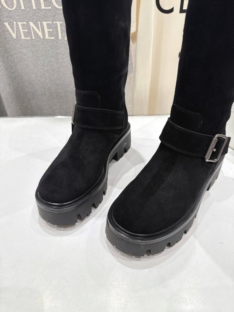 Boots leather women's фото 7