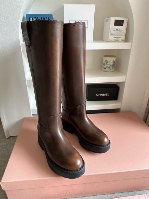 Сапоги кожаные женские фото 7