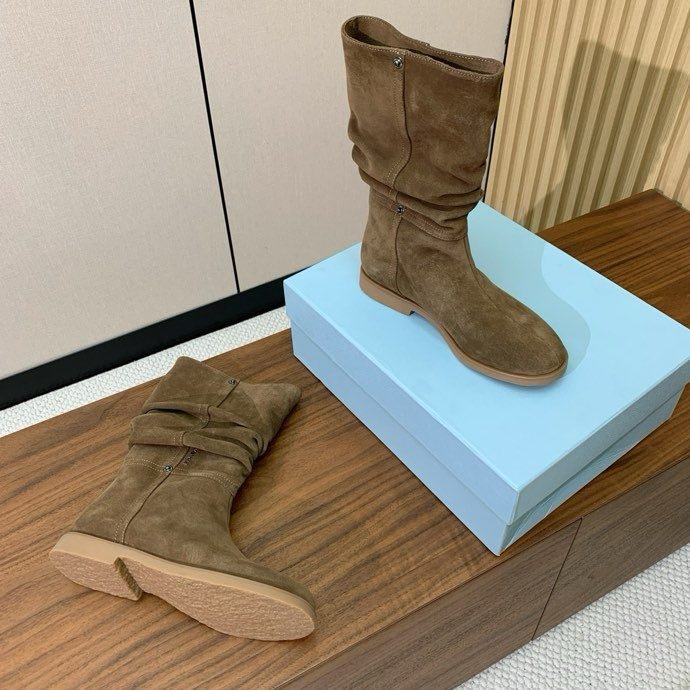 Сапоги кожаные женские фото 7