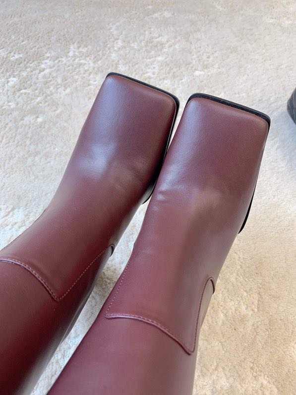 Сапоги кожаные женские фото 7