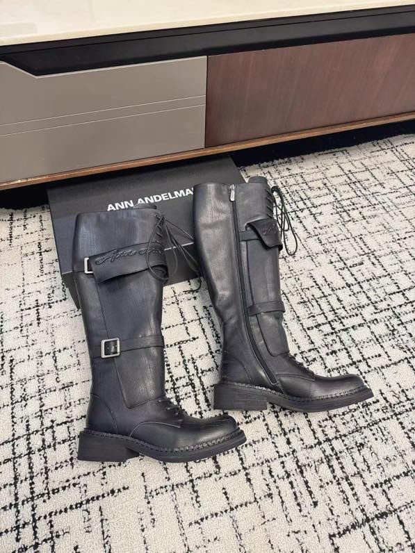 Boots leather women's фото 7