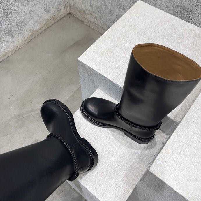 Сапоги кожаные женские фото 7