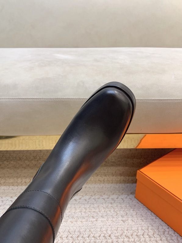 Сапоги кожаные женские фото 7