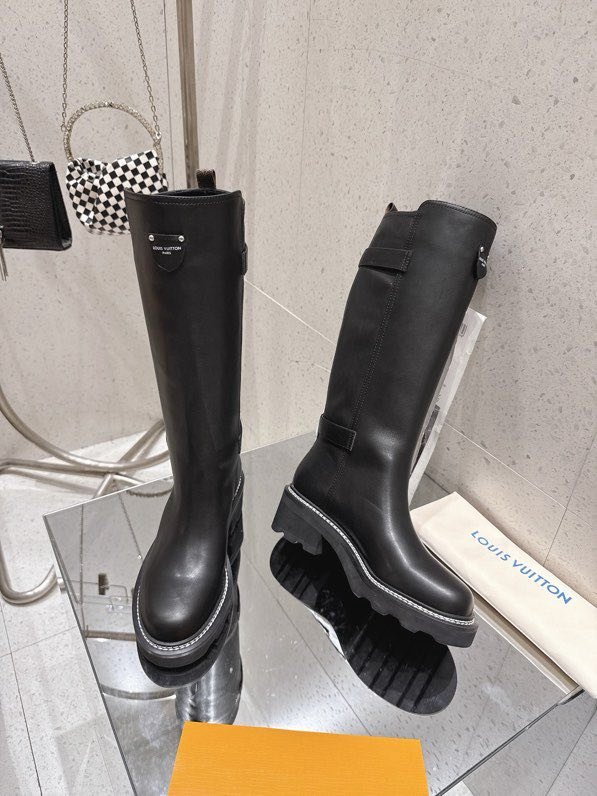 Boots leather women's фото 7