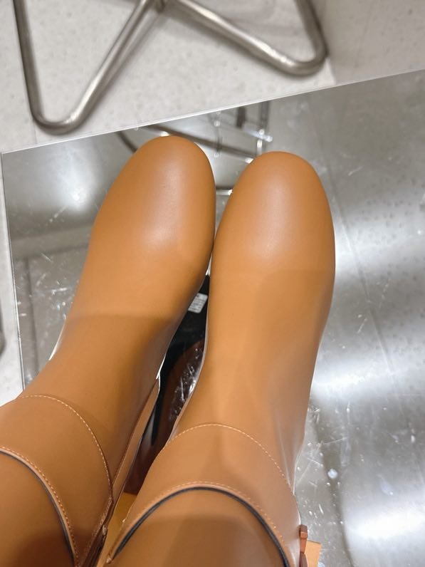 Сапоги кожаные женские фото 7