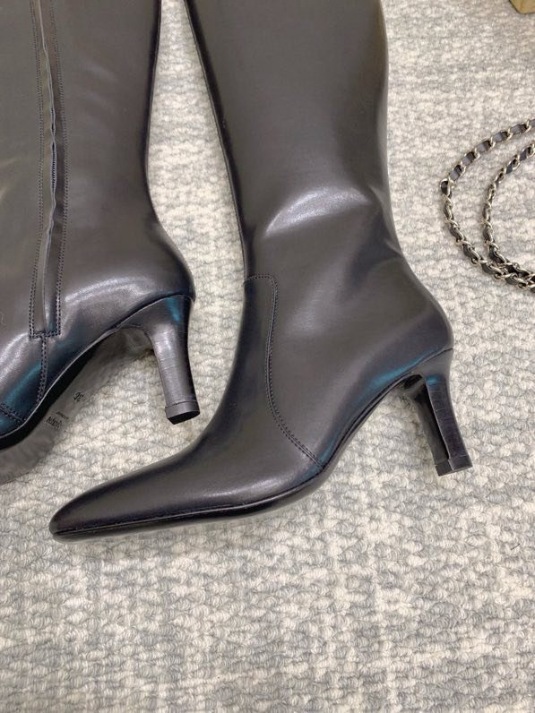 Сапоги кожаные женские фото 8