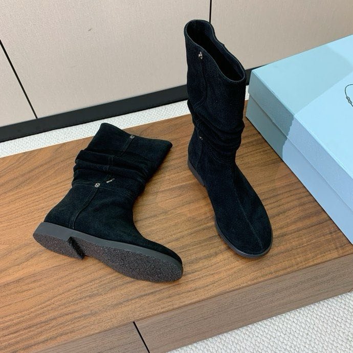 Сапоги кожаные женские фото 8