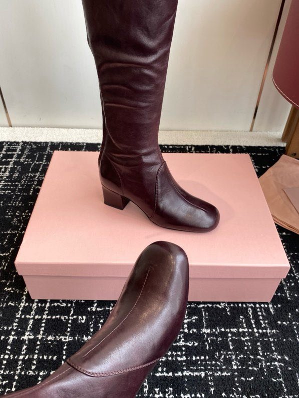 Сапоги кожаные женские фото 8