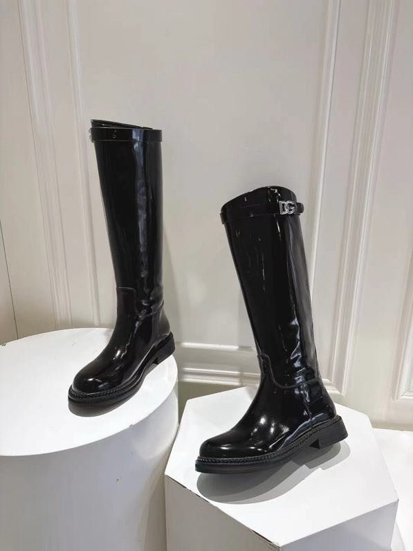 Boots leather women's фото 8