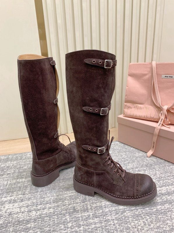 Boots leather women's фото 9