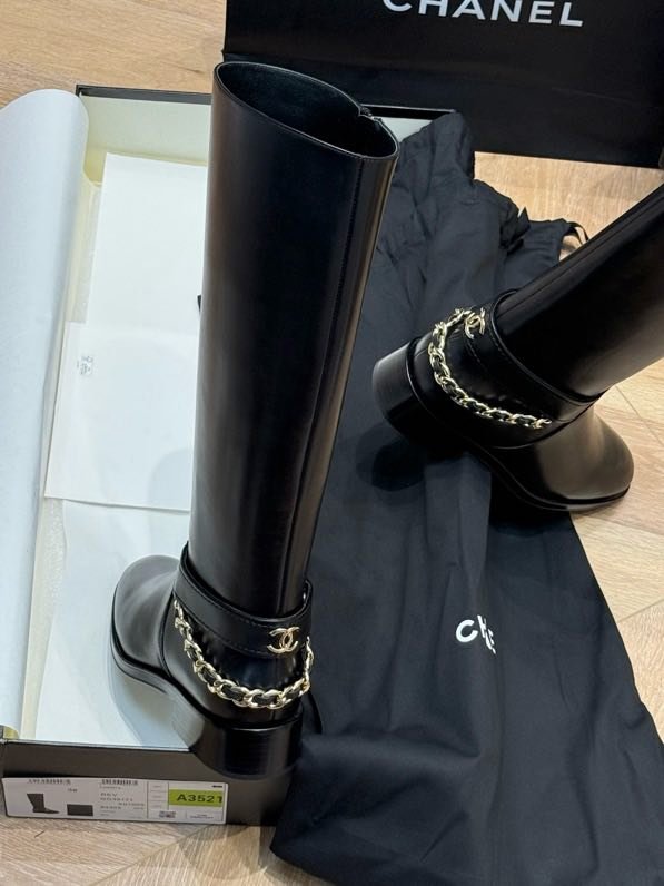 Сапоги кожаные женские фото 9