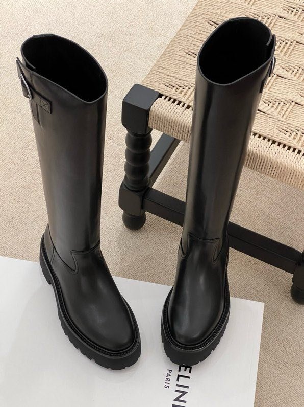 Сапоги кожаные женские фото 9