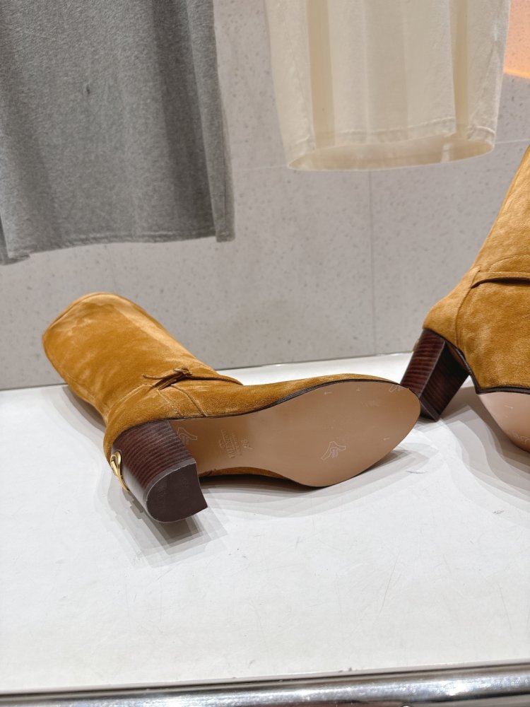 Сапоги кожаные женские фото 9