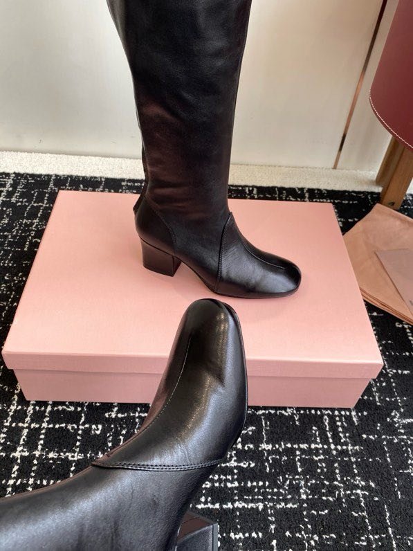 Сапоги кожаные женские фото 9