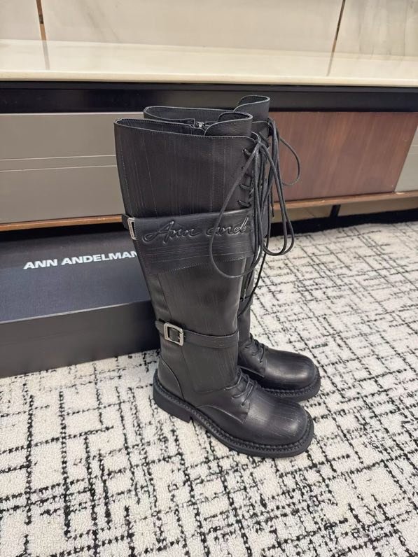 Boots leather women's фото 9