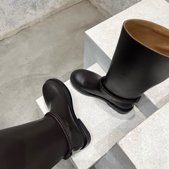 Сапоги кожаные женские фото 9