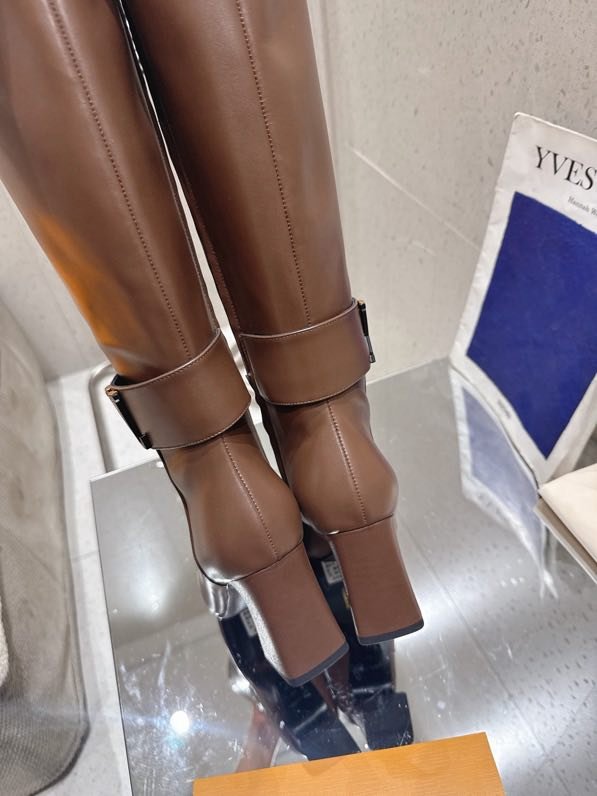 Сапоги кожаные женские фото 9