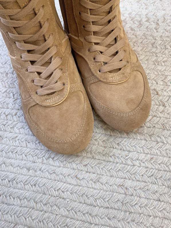 Сапоги кожаные зимние на шнуровке фото 5