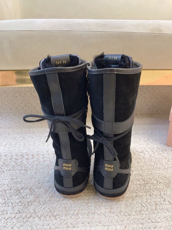 Сапоги кожаные зимние на шнуровке фото 6