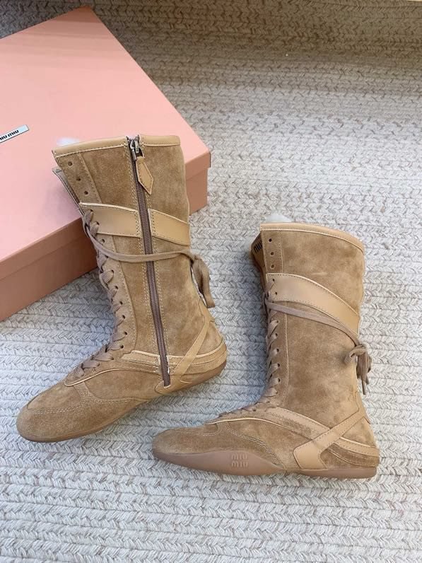 Сапоги кожаные зимние на шнуровке фото 6