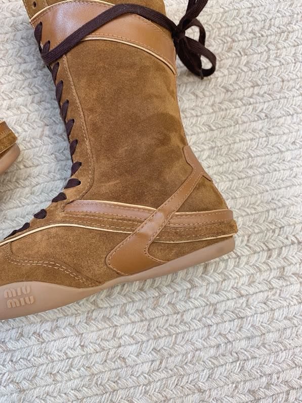 Сапоги кожаные зимние на шнуровке фото 7