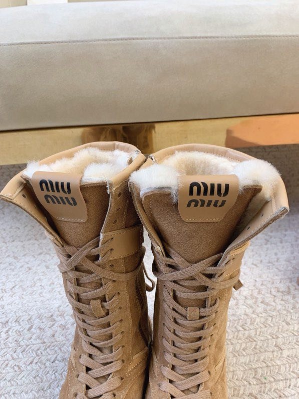 Сапоги кожаные зимние на шнуровке фото 7