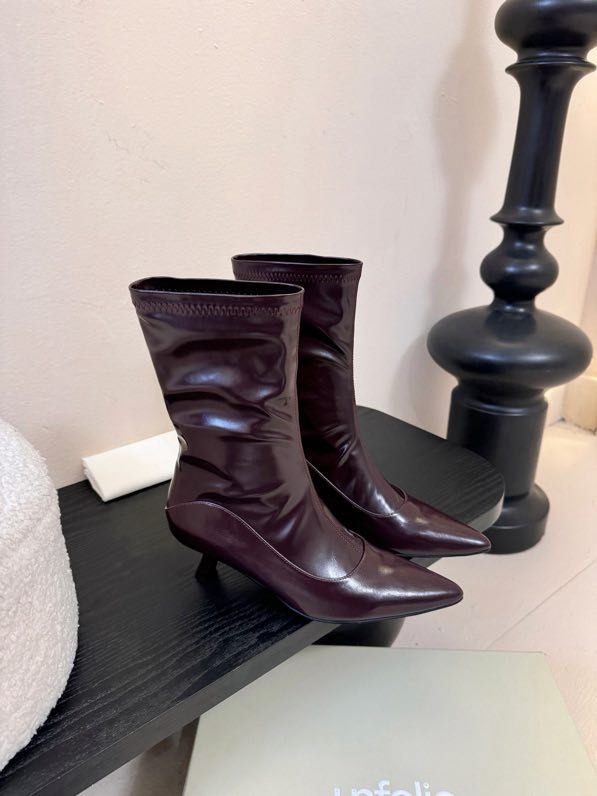 Сапоги кожаные