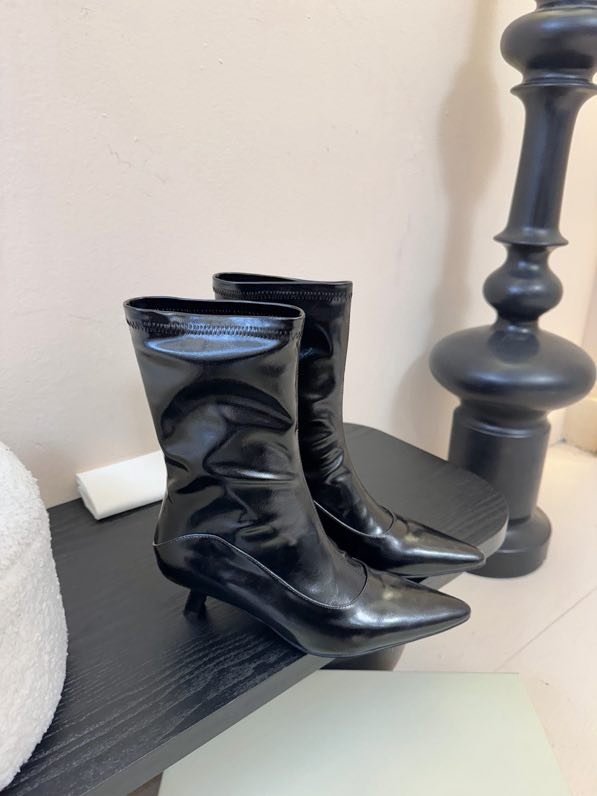 Сапоги кожаные