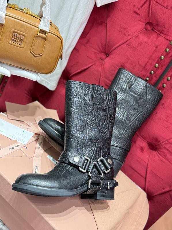 Сапоги кожаные