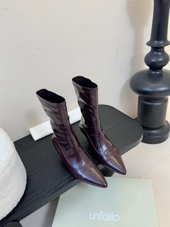 Сапоги кожаные фото 4