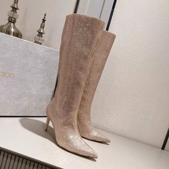 Сапоги на шпильке женские