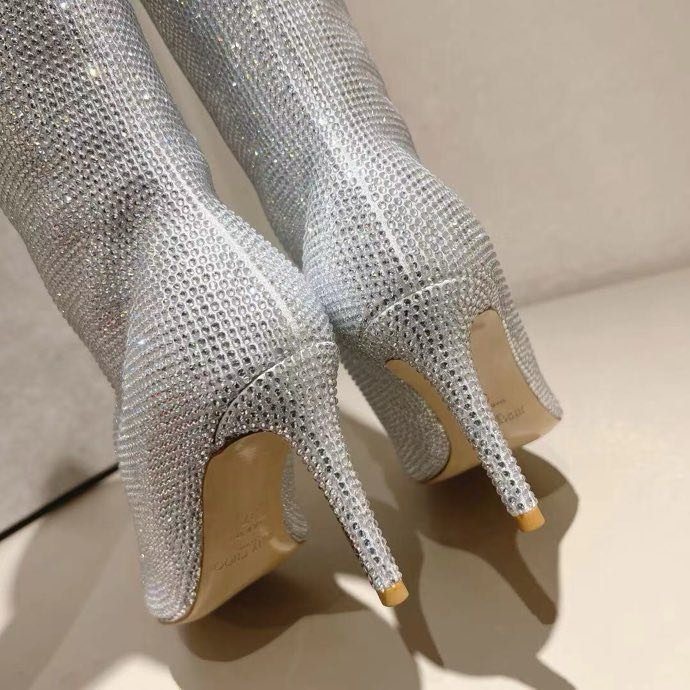 Чоботи на шпильці жіночі фото 2