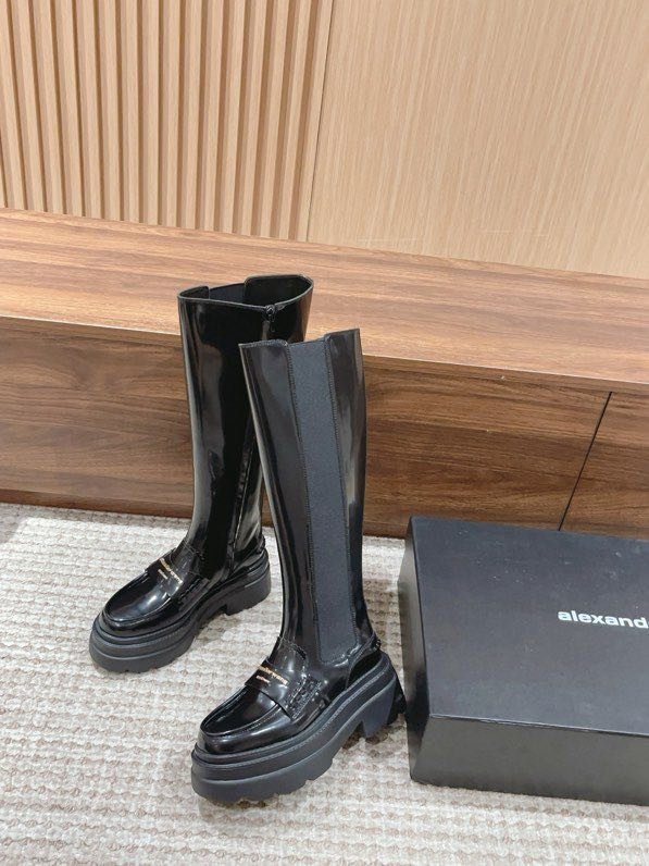 Сапоги на высокой подошве фото 9