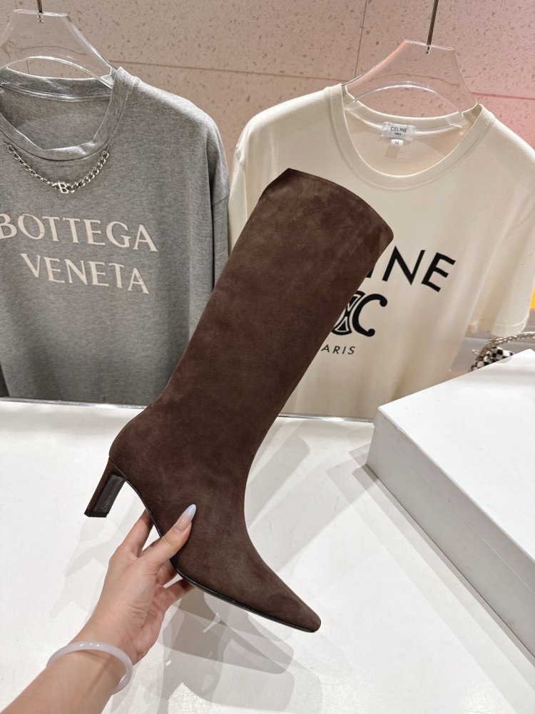 Сапоги на высоком каблуке фото 5