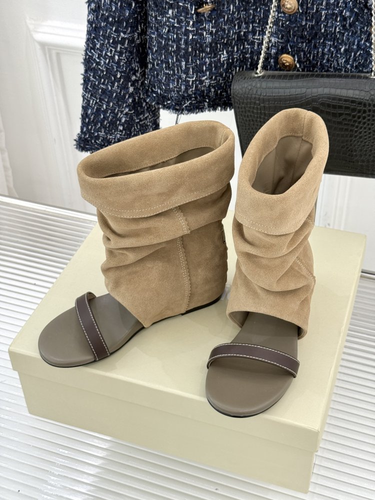 Чоботи з відкритим носом фото 2