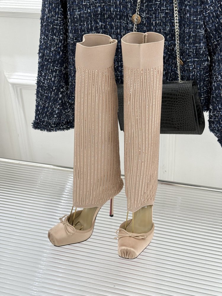 Сапоги с открытым носом фото 2